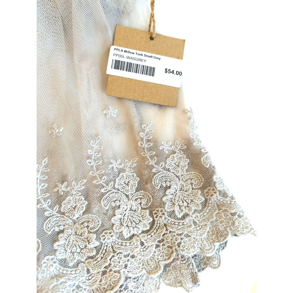 New Embroidered Tank Dress Layer S Sheer Netting Bottom Fairy Inspired USA Sexy